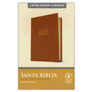 450197: NTV Santa Biblia, letra s&#250per gigante (NTV Holy Super Giant-Print Bible--leatherlike, brown)